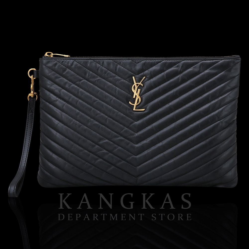 Yves Saint Laurent(USED)생로랑 모노그램 쉐브론 클러치