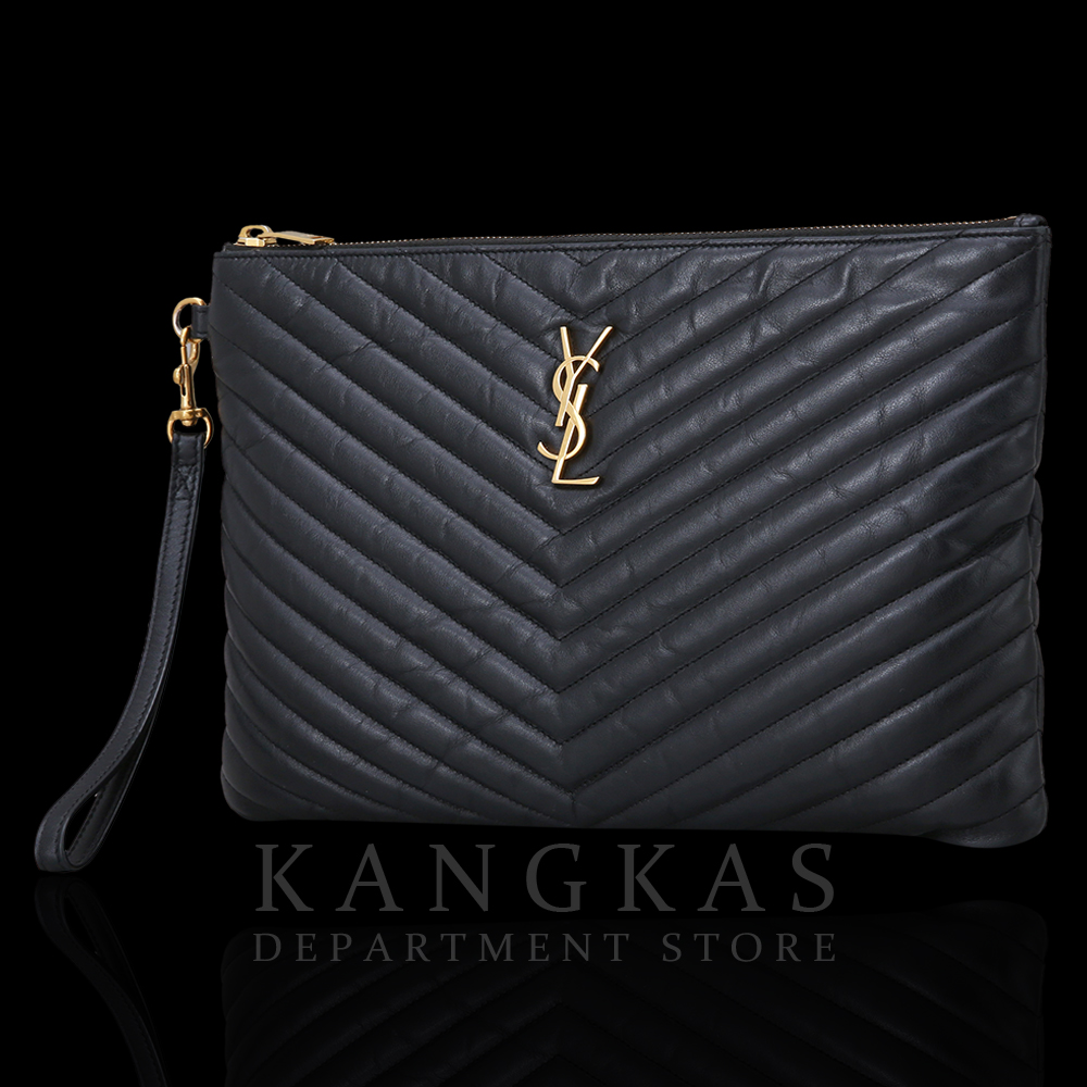 Yves Saint Laurent(USED)생로랑 모노그램 쉐브론 클러치