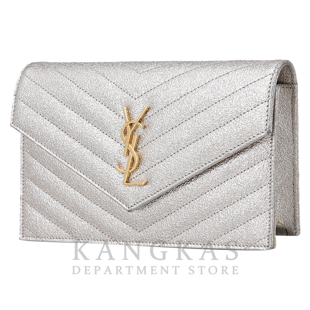 Yves Saint Laurent(USED)모노그램 쉐브론 체인숄더