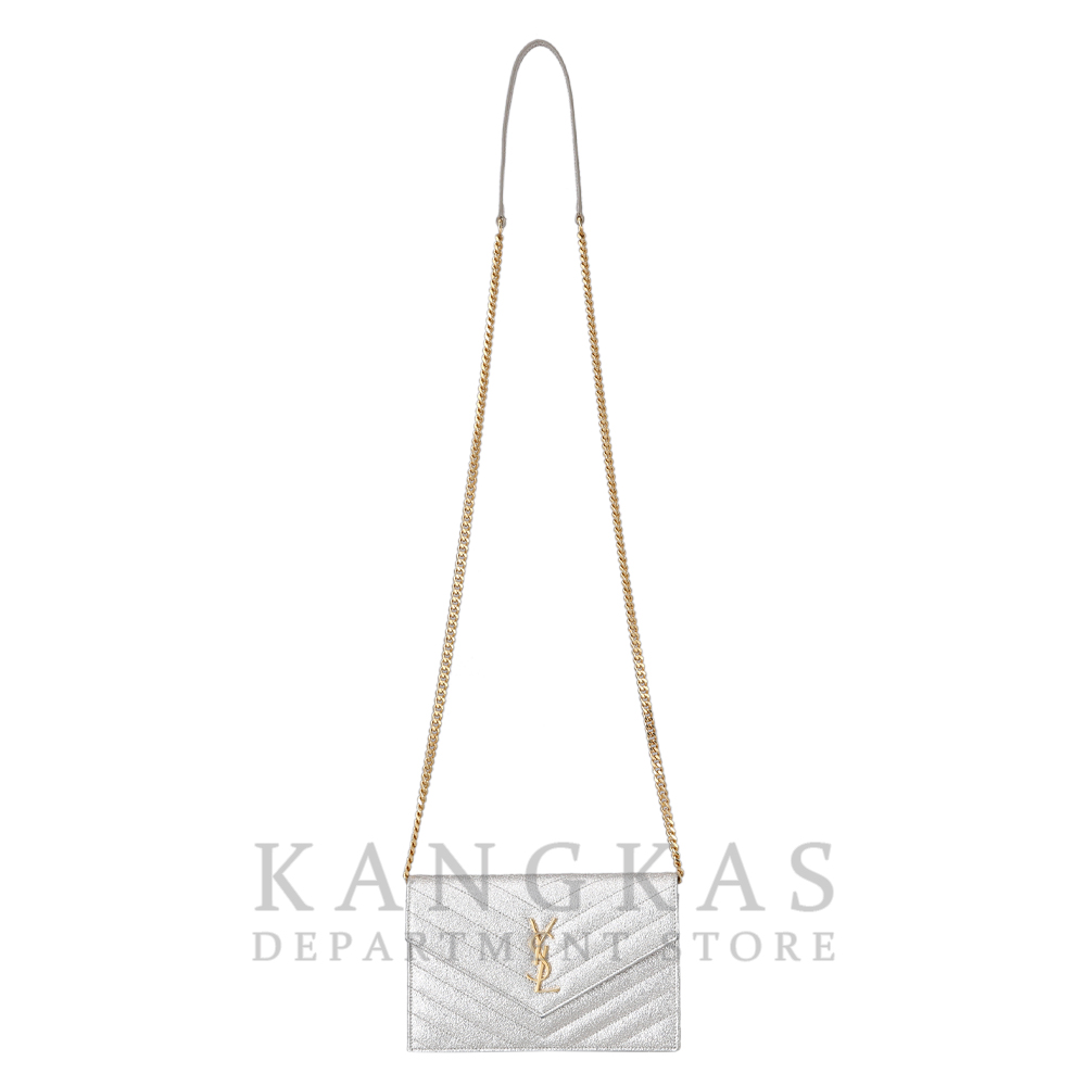 Yves Saint Laurent(USED)모노그램 쉐브론 체인숄더