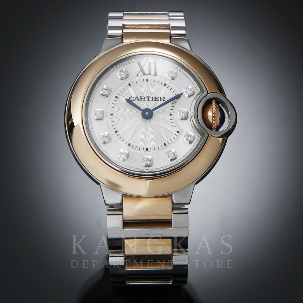 CARTIER(USED)까르띠에 발롱블루 콤비28