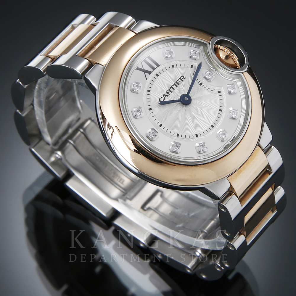 CARTIER(USED)까르띠에 발롱블루 콤비28