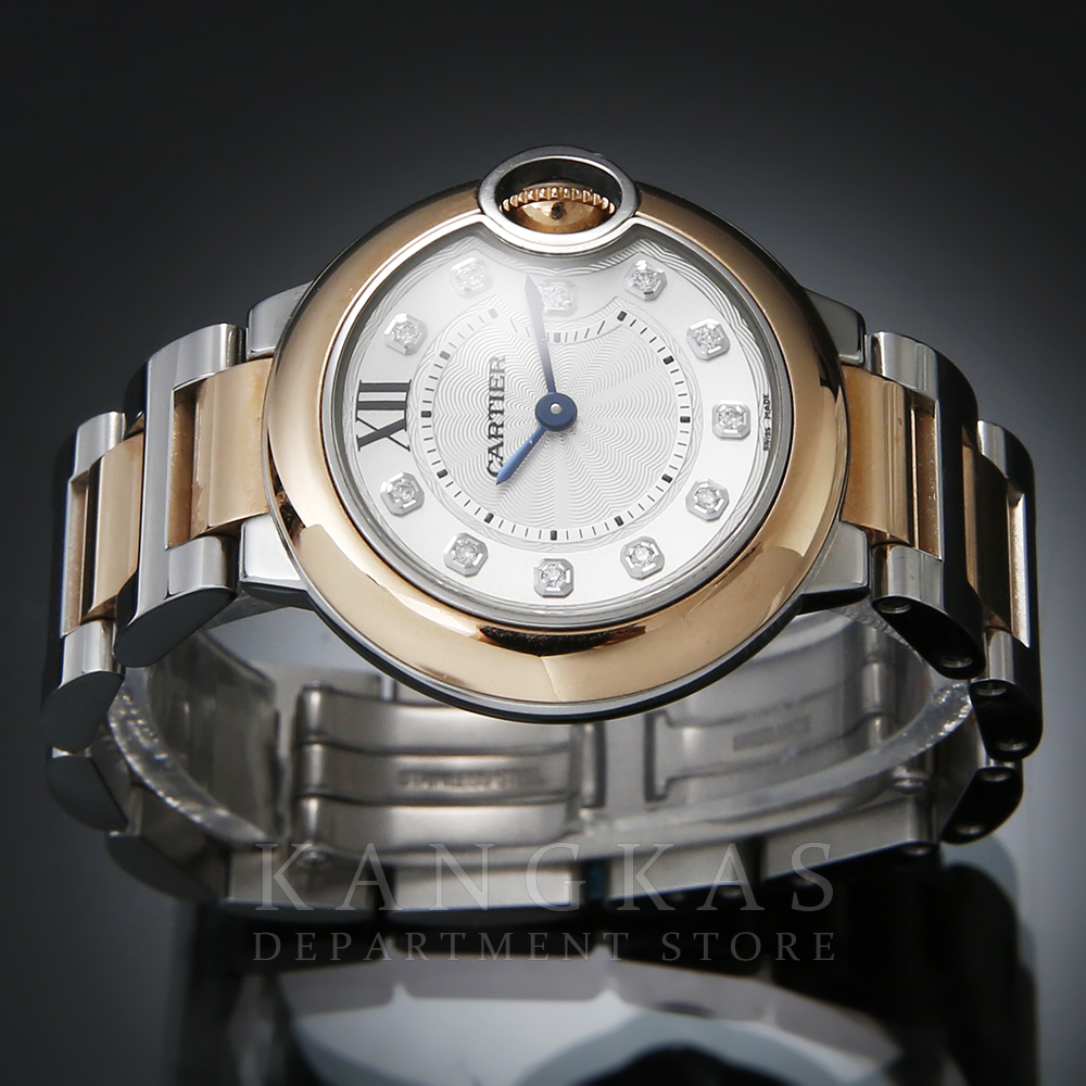 CARTIER(USED)까르띠에 발롱블루 콤비28