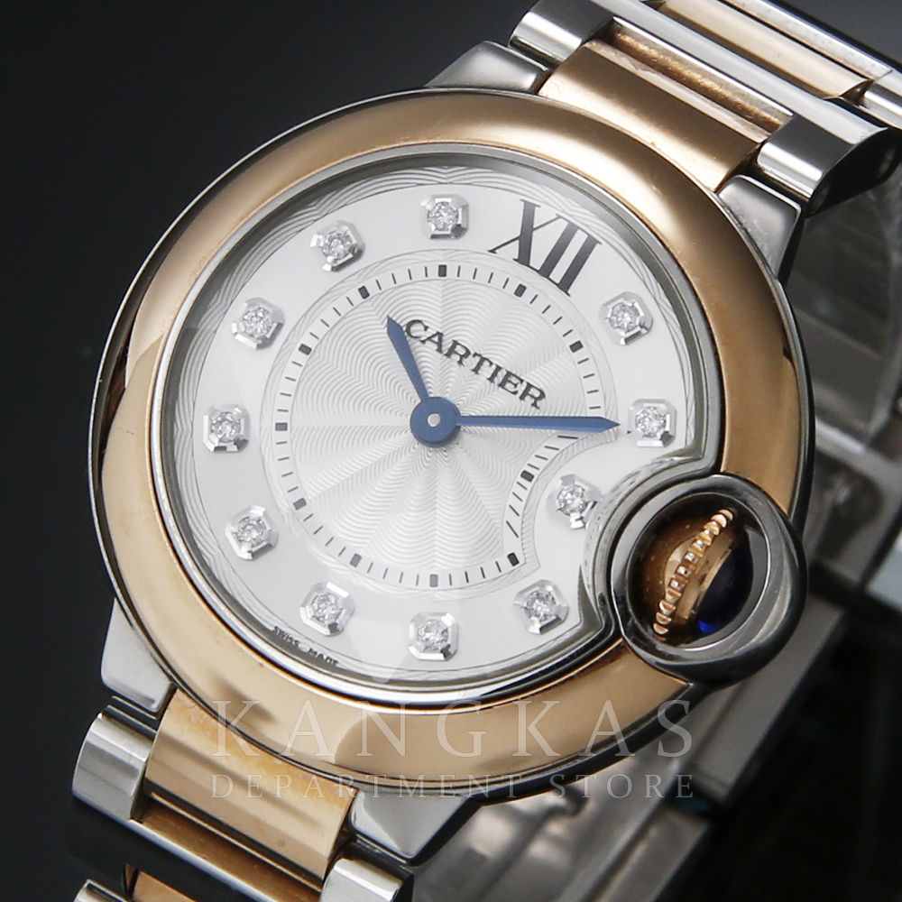 CARTIER(USED)까르띠에 발롱블루 콤비28