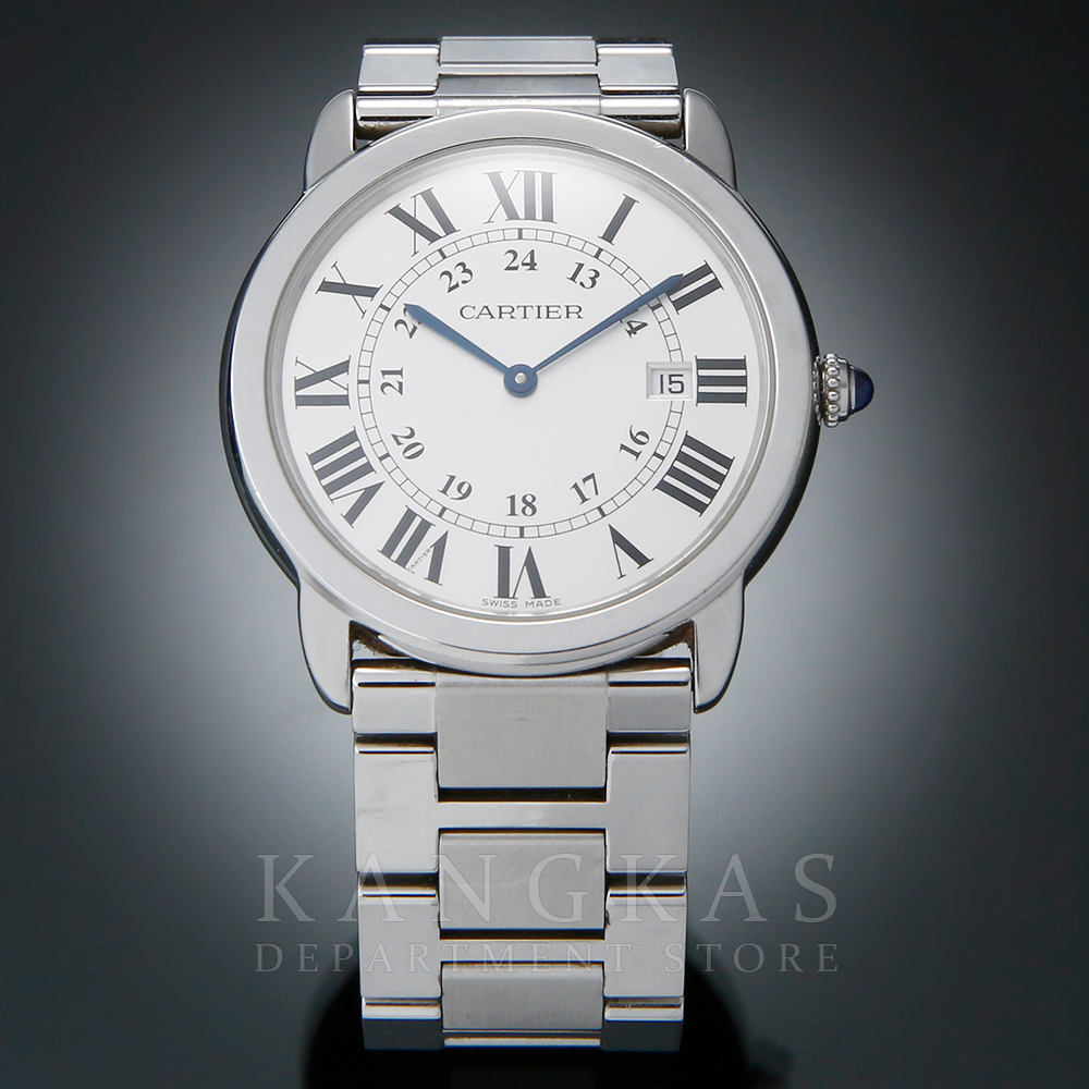 CARTIER(USED)까르띠에 롱드솔로 스틸 L