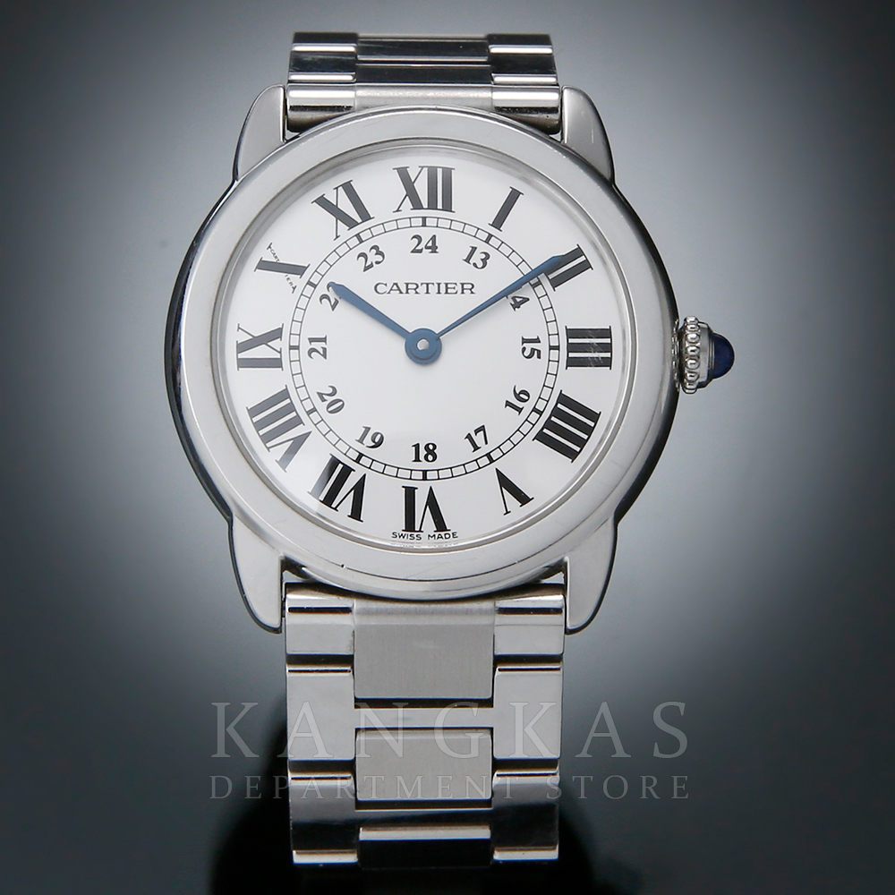 CARTIER(USED)까르띠에 롱드솔로 스틸 스몰