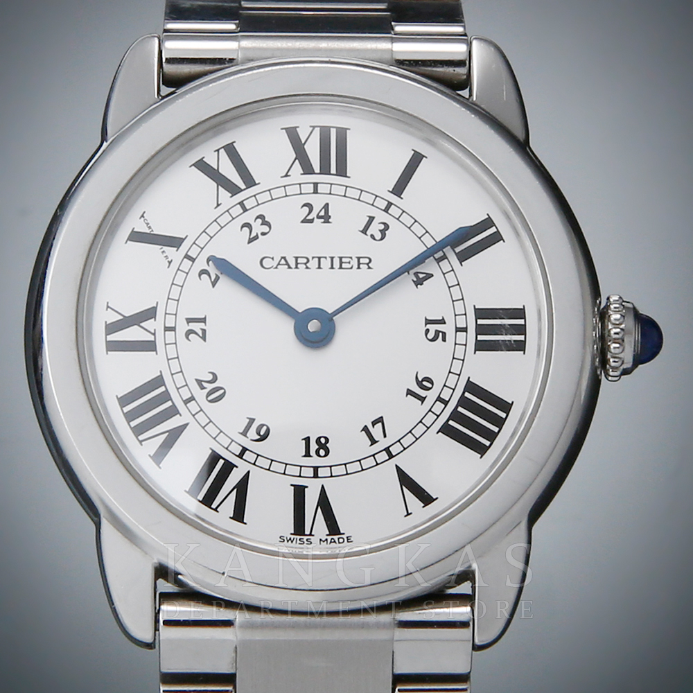 CARTIER(USED)까르띠에 롱드솔로 스틸 스몰