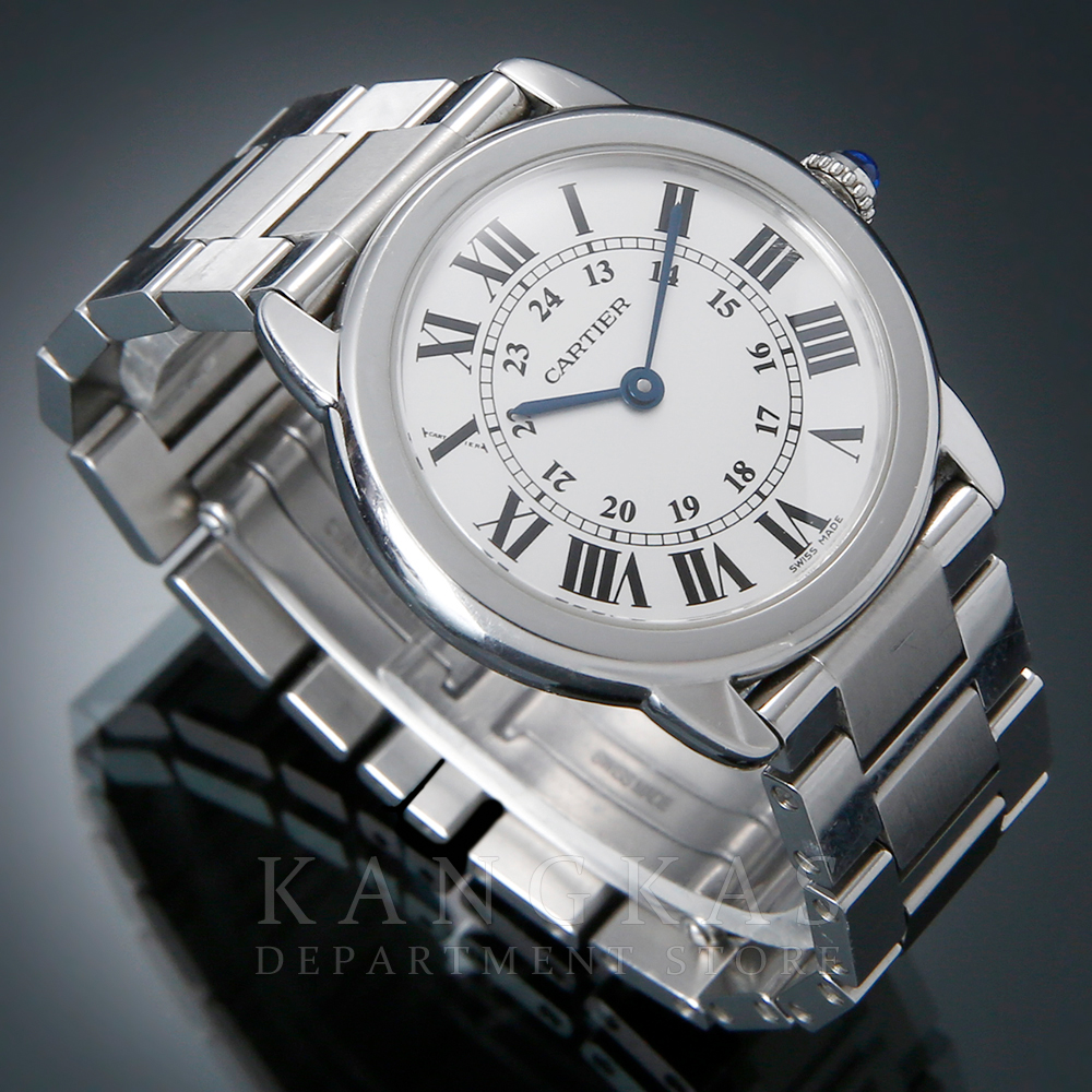 CARTIER(USED)까르띠에 롱드솔로 스틸 스몰