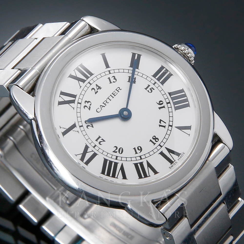 CARTIER(USED)까르띠에 롱드솔로 스틸 스몰