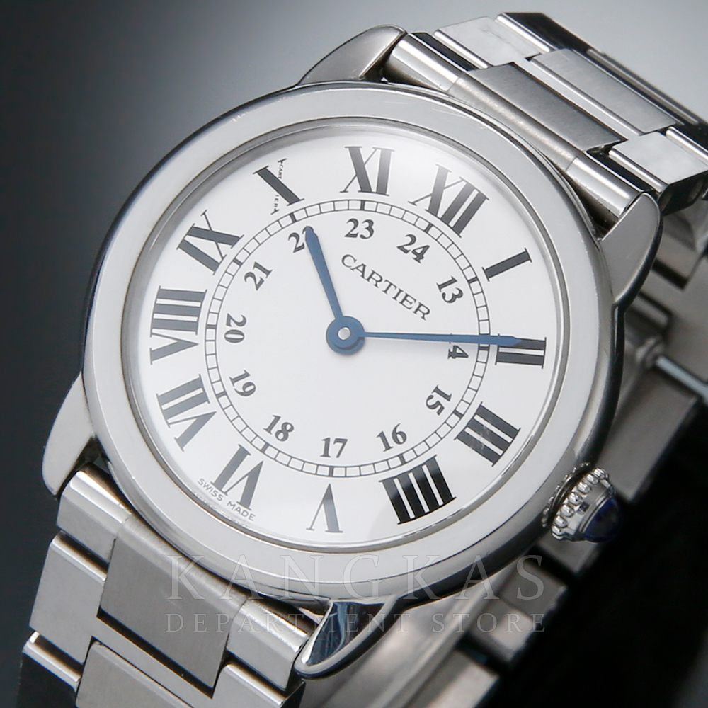 CARTIER(USED)까르띠에 롱드솔로 스틸 스몰