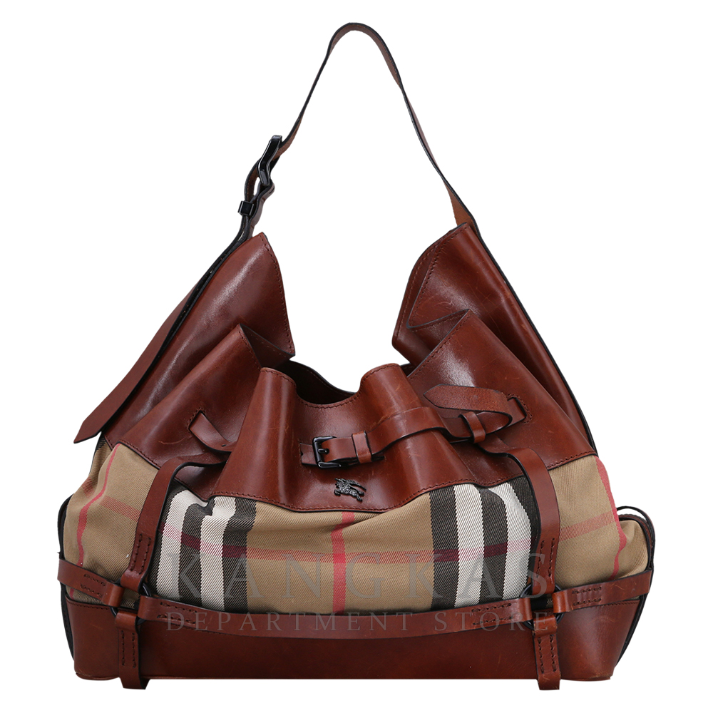 BURBERRY(USED)버버리 벨트장식 레더 토트겸 숄더백