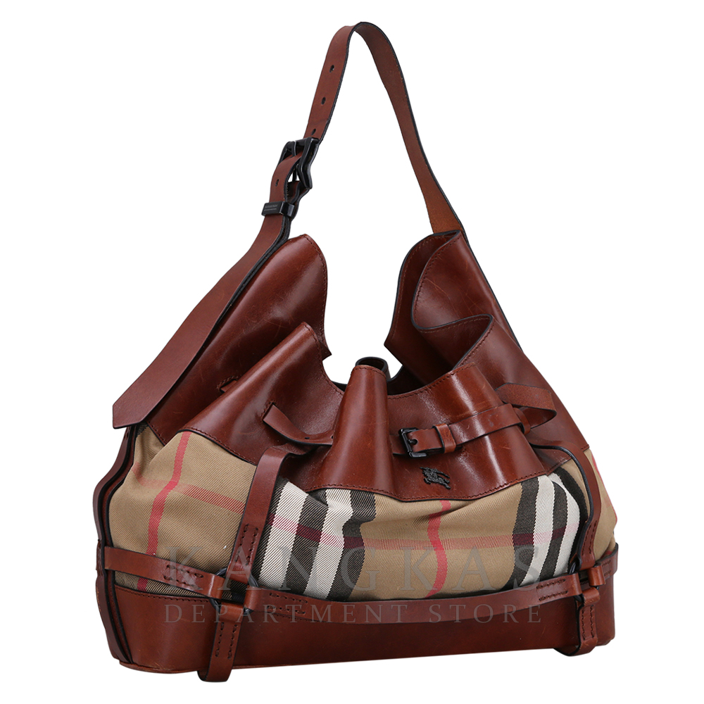 BURBERRY(USED)버버리 벨트장식 레더 토트겸 숄더백