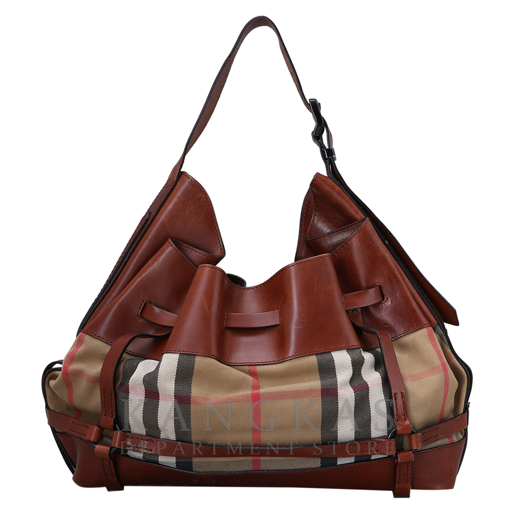 BURBERRY(USED)버버리 벨트장식 레더 토트겸 숄더백