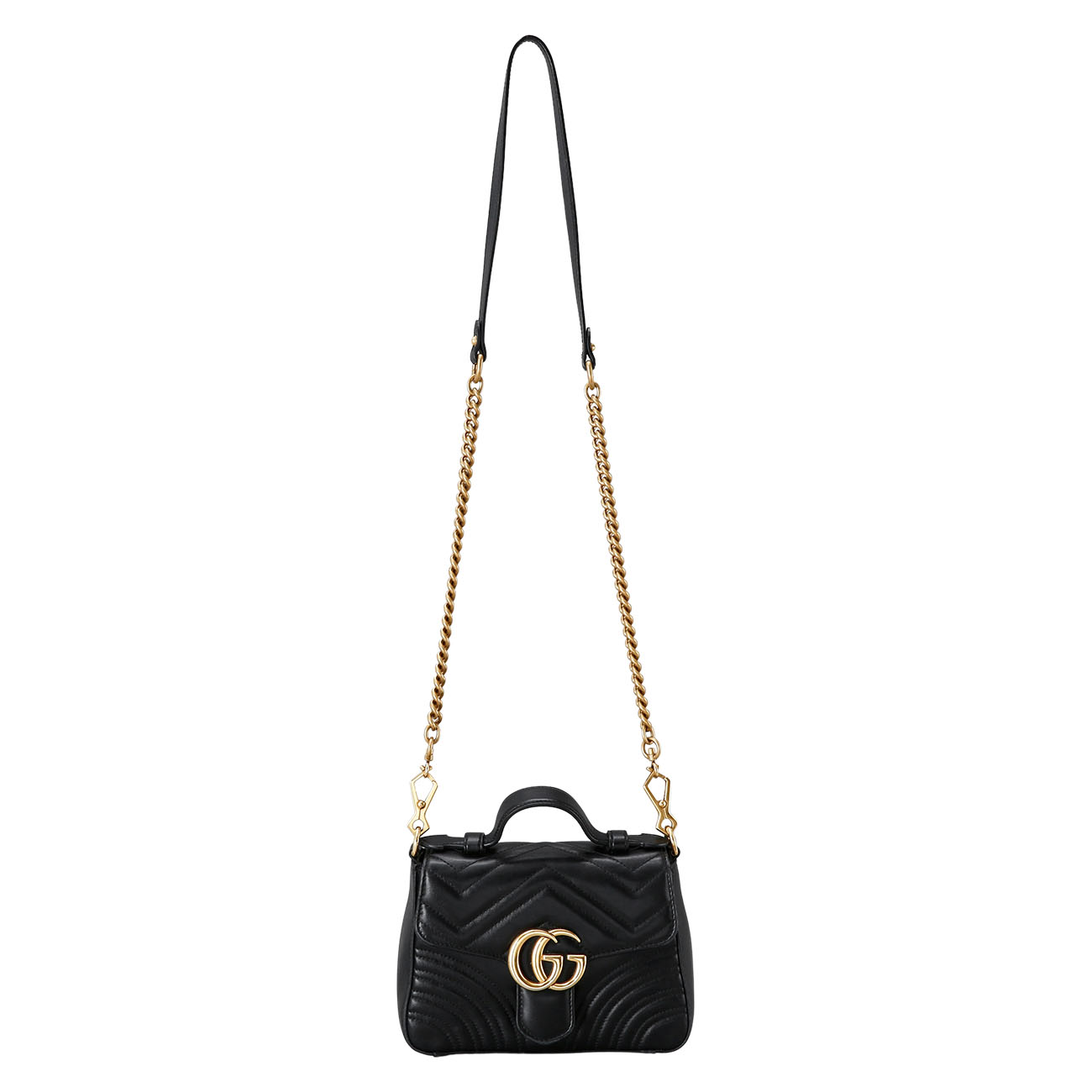 GUCCI(USED) 구찌 마몽 탑핸들 체인숄더