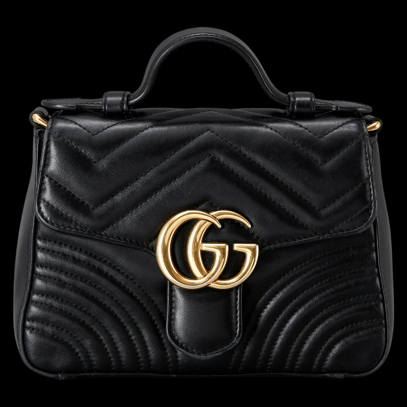 GUCCI(USED) 구찌 마몽 탑핸들 체인숄더