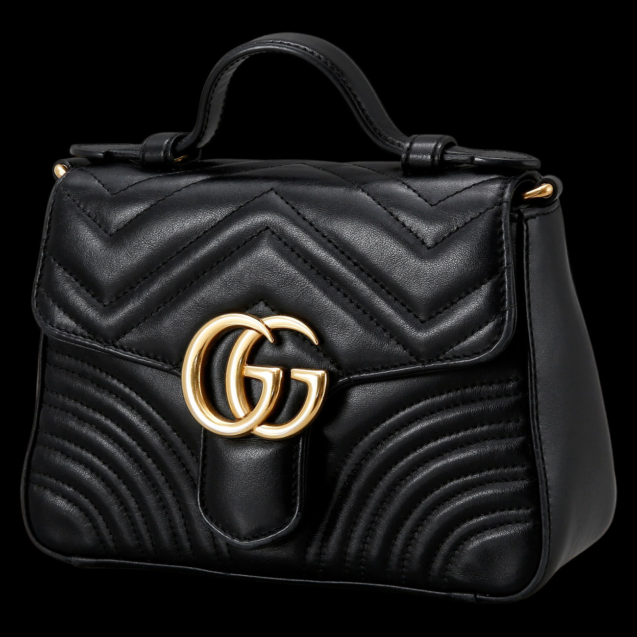 GUCCI(USED) 구찌 마몽 탑핸들 체인숄더