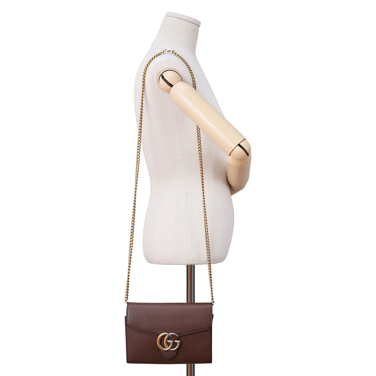 GUCCI(USED)구찌 마몽트 레더 WOC