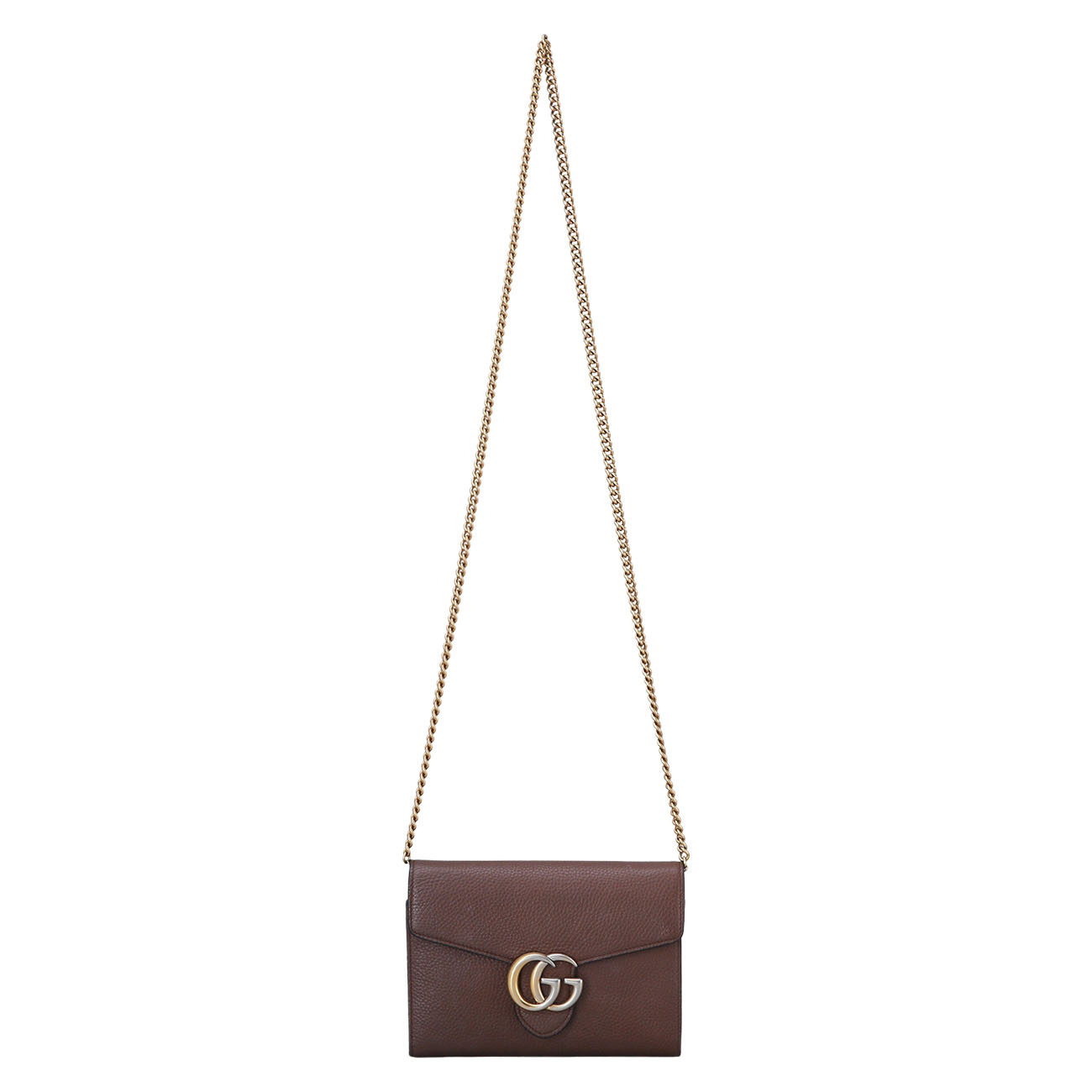 GUCCI(USED)구찌 마몽트 레더 WOC