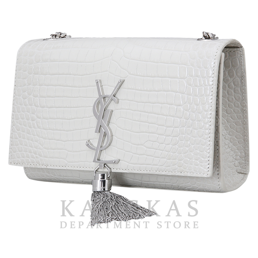 Yves Saint Laurent(USED)생로랑 케이트 테슬 체인 숄더백 화이트