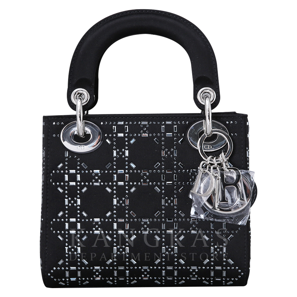 CHRISTIAN DIOR(USED)크리스찬디올 레이디디올 미니 블랙 라인 스톤