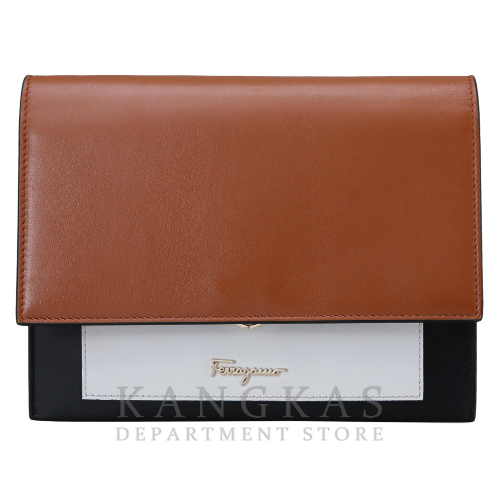 FERRAGAMO(USED) 페레가모 투톤 클러치 크로스백