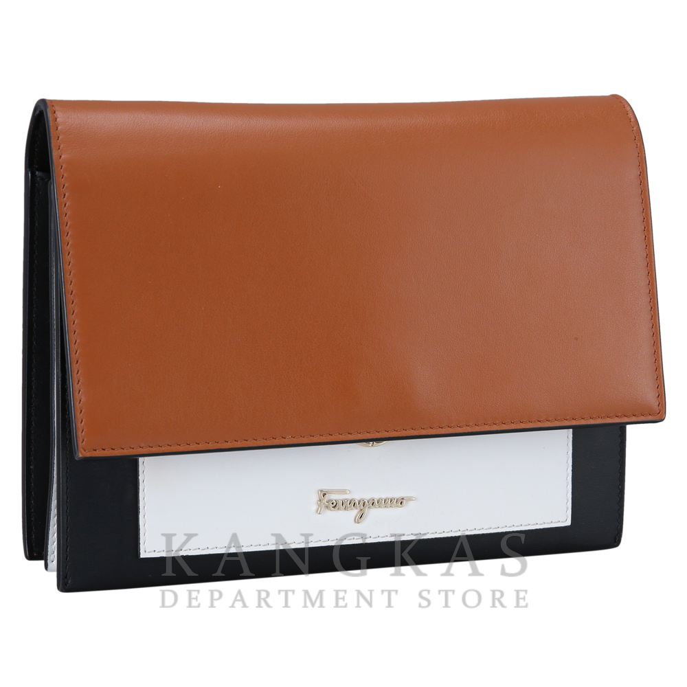 FERRAGAMO(USED) 페레가모 투톤 클러치 크로스백