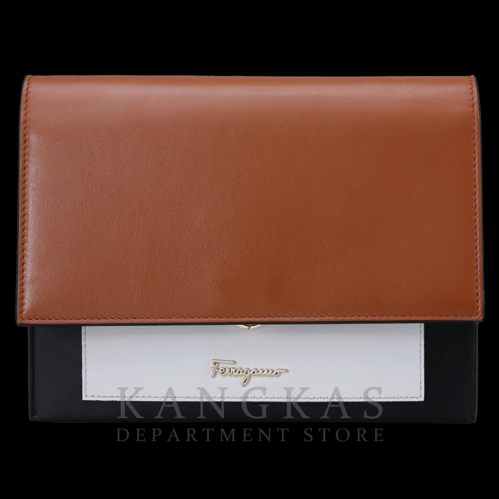 FERRAGAMO(USED) 페레가모 투톤 클러치 크로스백