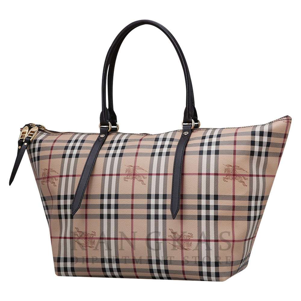 BURBERRY(USED)버버리 PVC 체크 토트