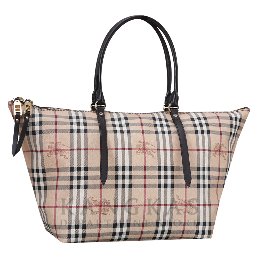 BURBERRY(USED)버버리 PVC 체크 토트