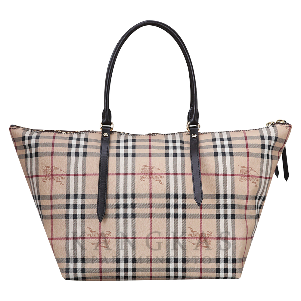 BURBERRY(USED)버버리 PVC 체크 토트