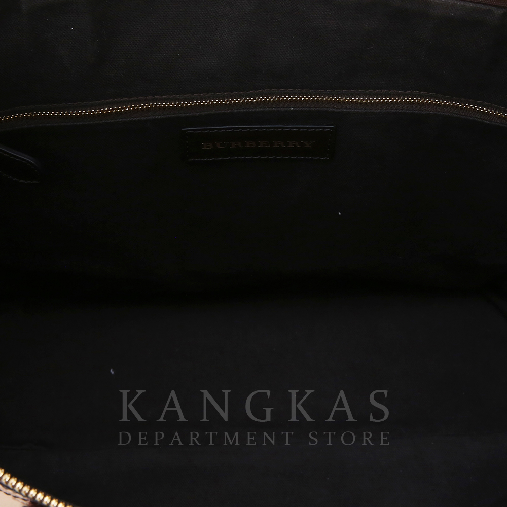 BURBERRY(USED)버버리 PVC 체크 토트