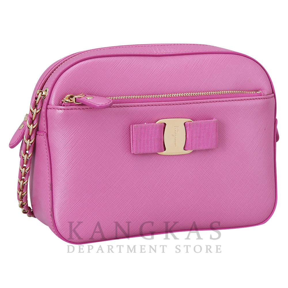 FERRAGAMO(USED)페레가모 바라리본 체인숄더백