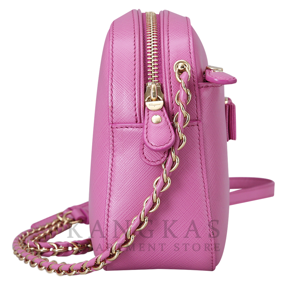 FERRAGAMO(USED)페레가모 바라리본 체인숄더백