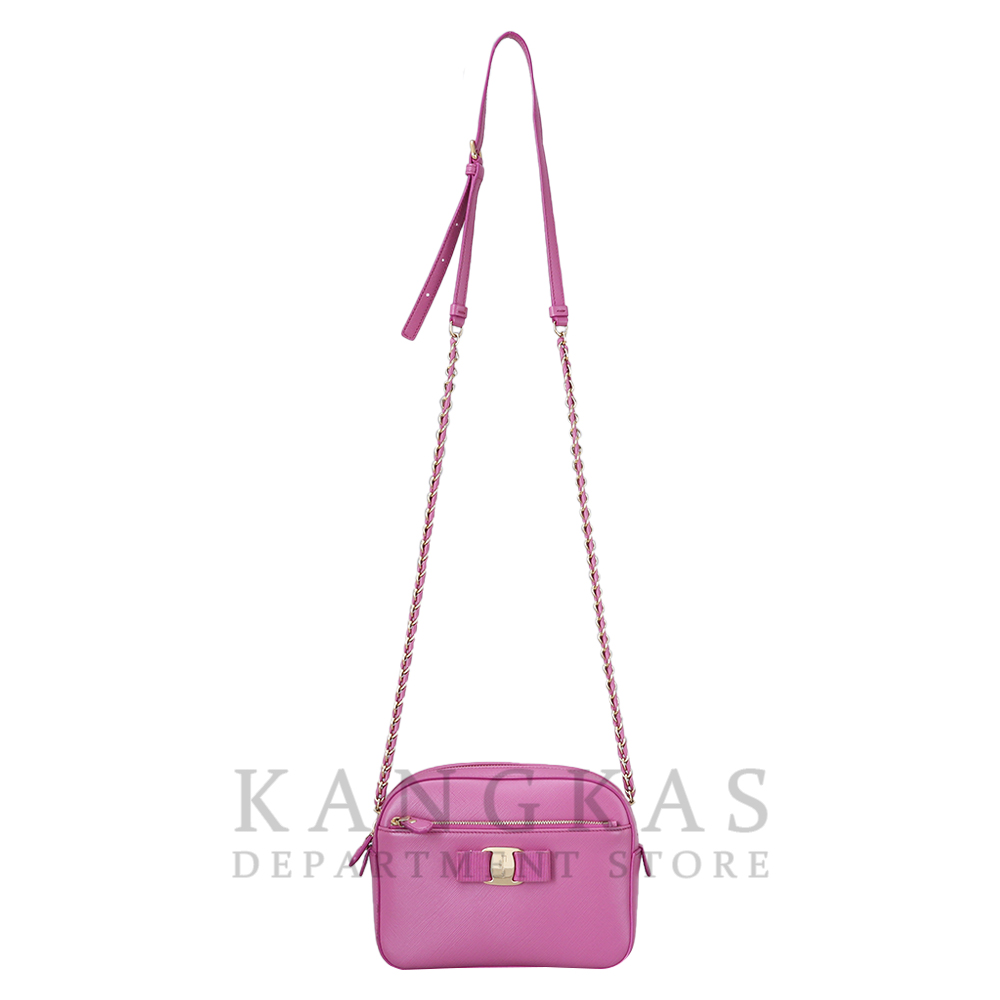 FERRAGAMO(USED)페레가모 바라리본 체인숄더백