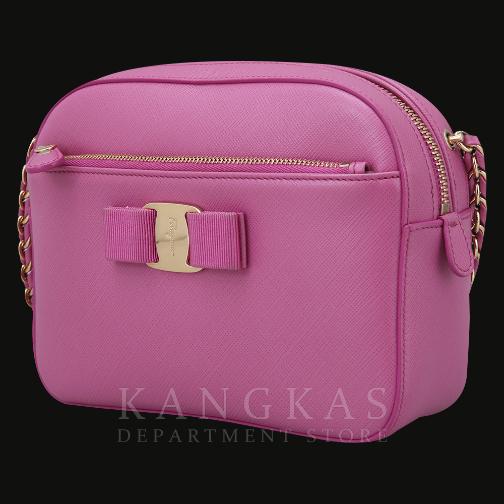 FERRAGAMO(USED)페레가모 바라리본 체인숄더백