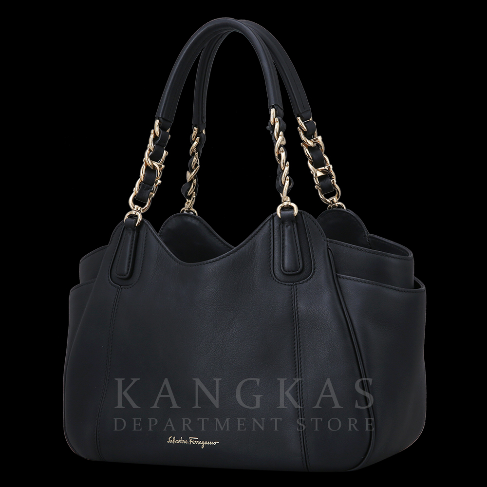FERRAGAMO(USED)페레가모 레더 토트겸 숄더