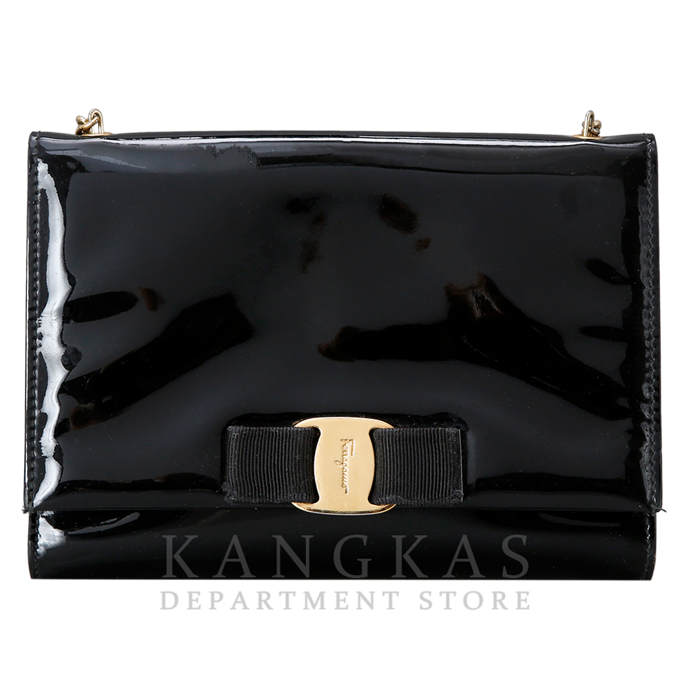 FERRAGAMO(USED)페레가모 바라리본 체인숄더백