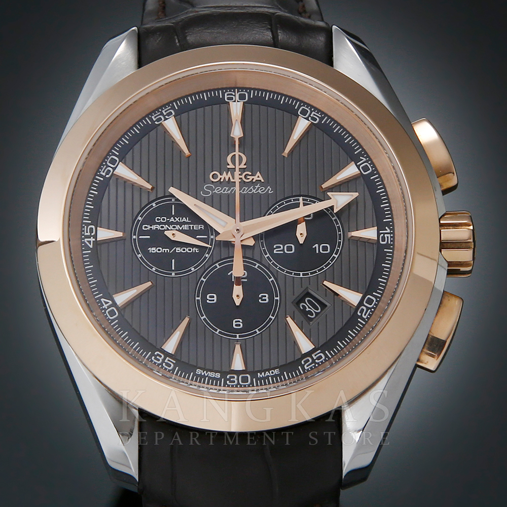 OMEGA(USED)오메가 씨마스터 아쿠아테라 콤비 크로노