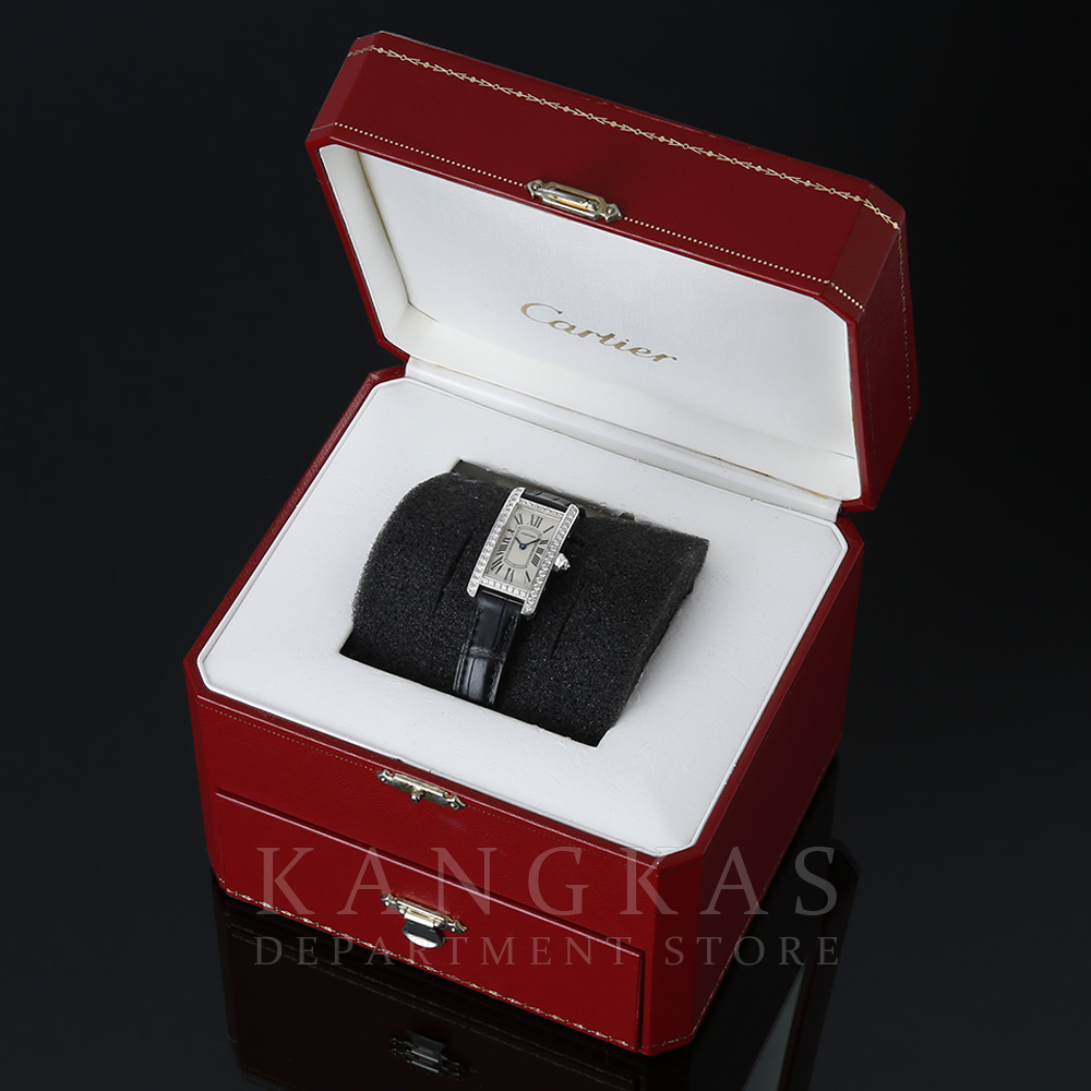 CARTIER(USED)까르띠에 아메리칸 탱크 WG 다이아베젤