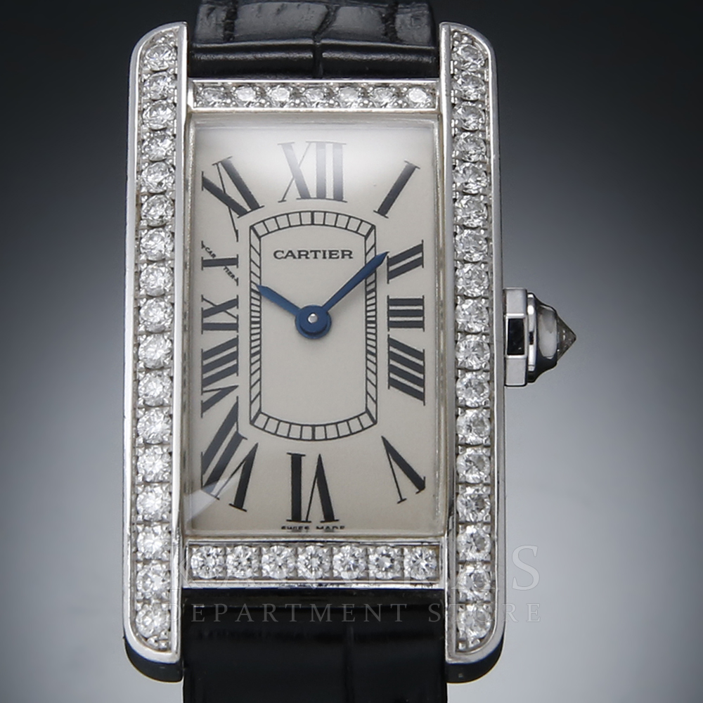 CARTIER(USED)까르띠에 아메리칸 탱크 WG 다이아베젤