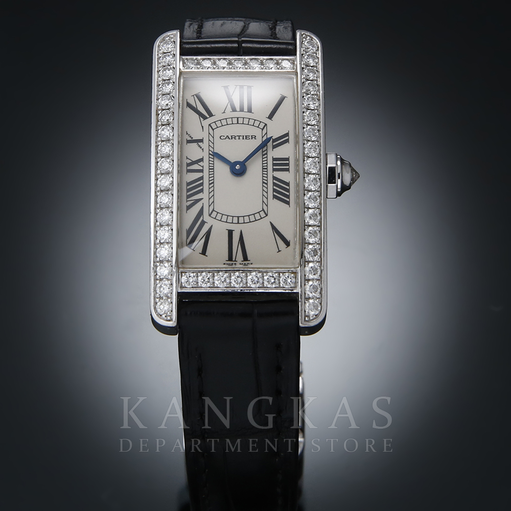 CARTIER(USED)까르띠에 아메리칸 탱크 WG 다이아베젤