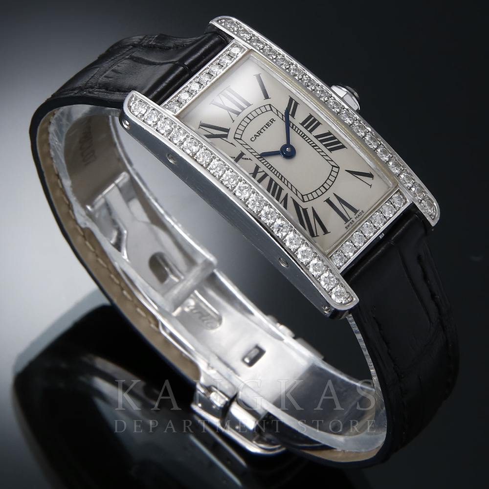 CARTIER(USED)까르띠에 아메리칸 탱크 WG 다이아베젤