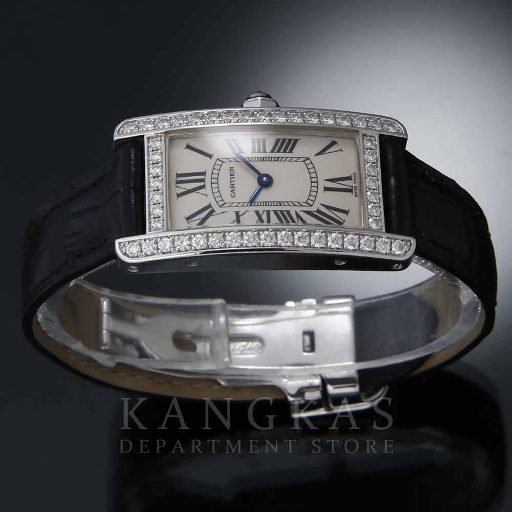 CARTIER(USED)까르띠에 아메리칸 탱크 WG 다이아베젤