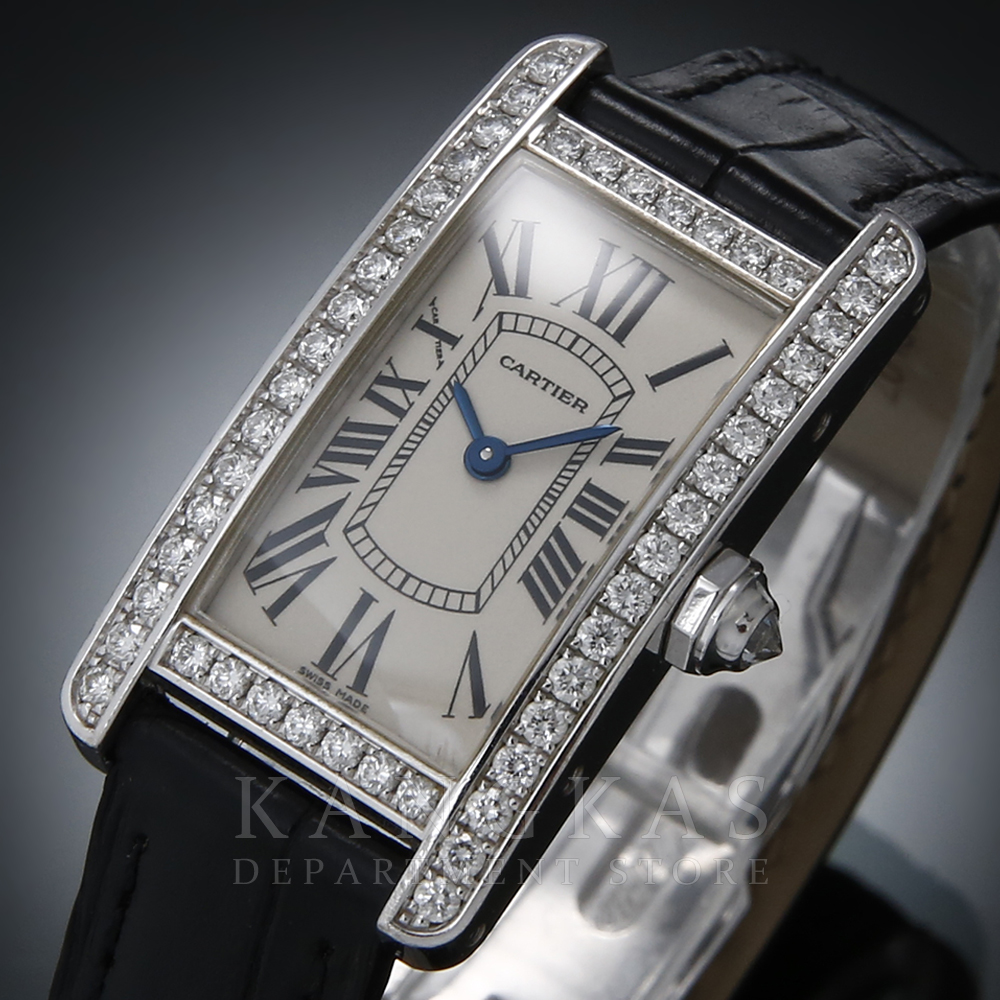 CARTIER(USED)까르띠에 아메리칸 탱크 WG 다이아베젤