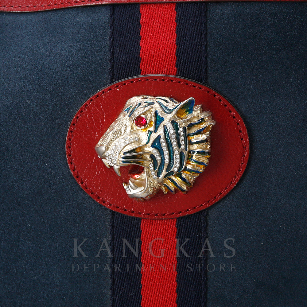 GUCCI(USED)구찌 트위드 타이거 헤드 숄더백