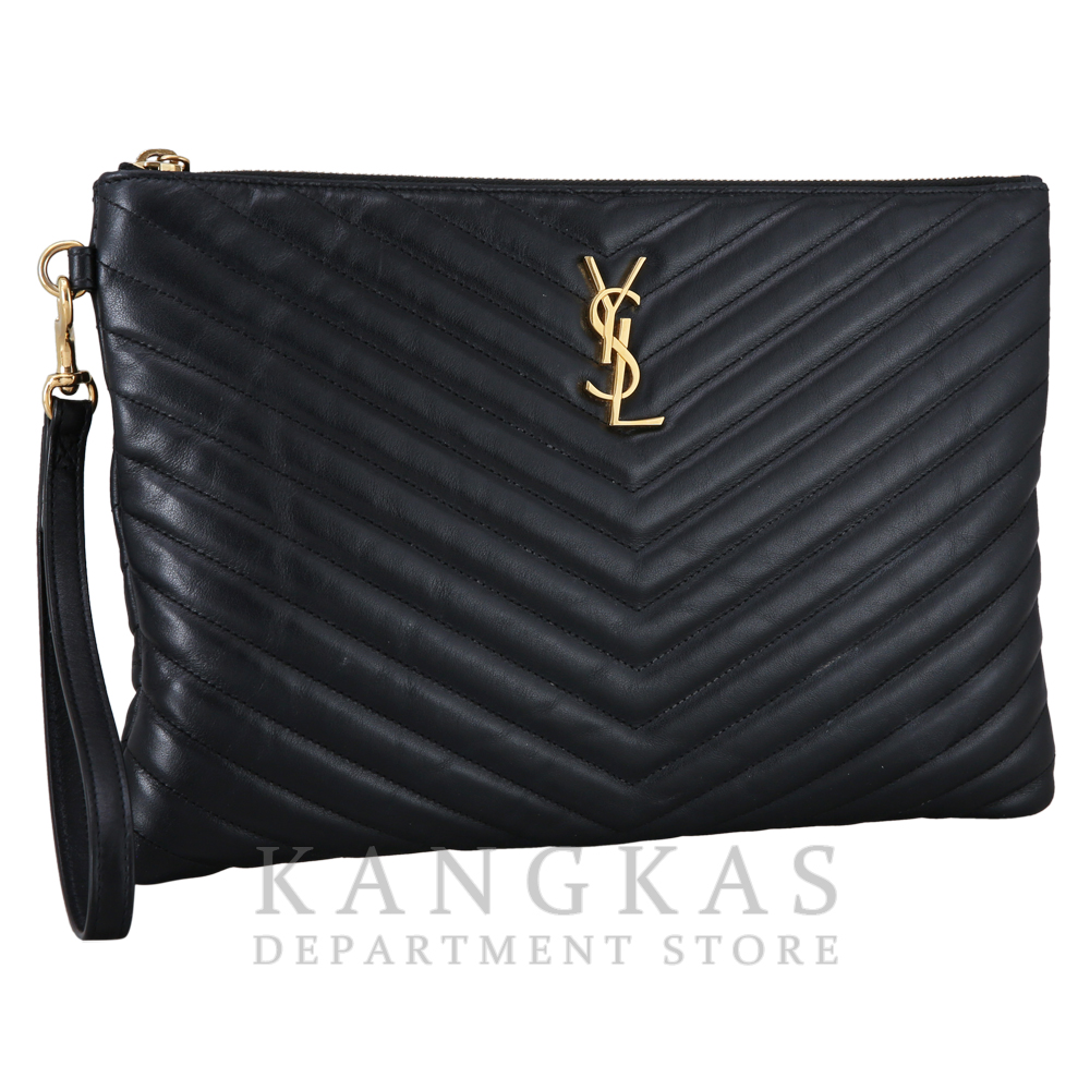 Yves Saint Laurent(USED)생로랑 모노그램 쉐브론 클러치