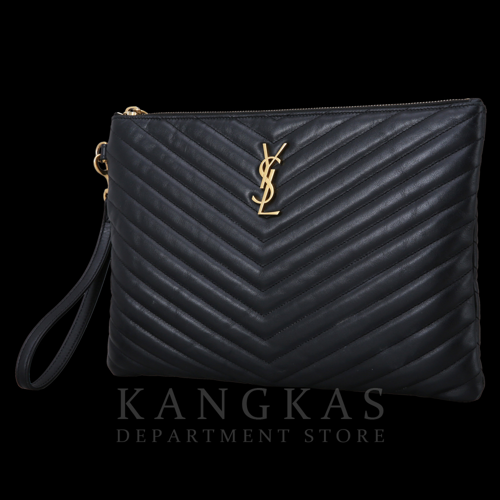 Yves Saint Laurent(USED)생로랑 모노그램 쉐브론 클러치