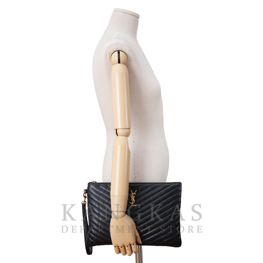 Yves Saint Laurent(USED)생로랑 모노그램 쉐브론 클러치