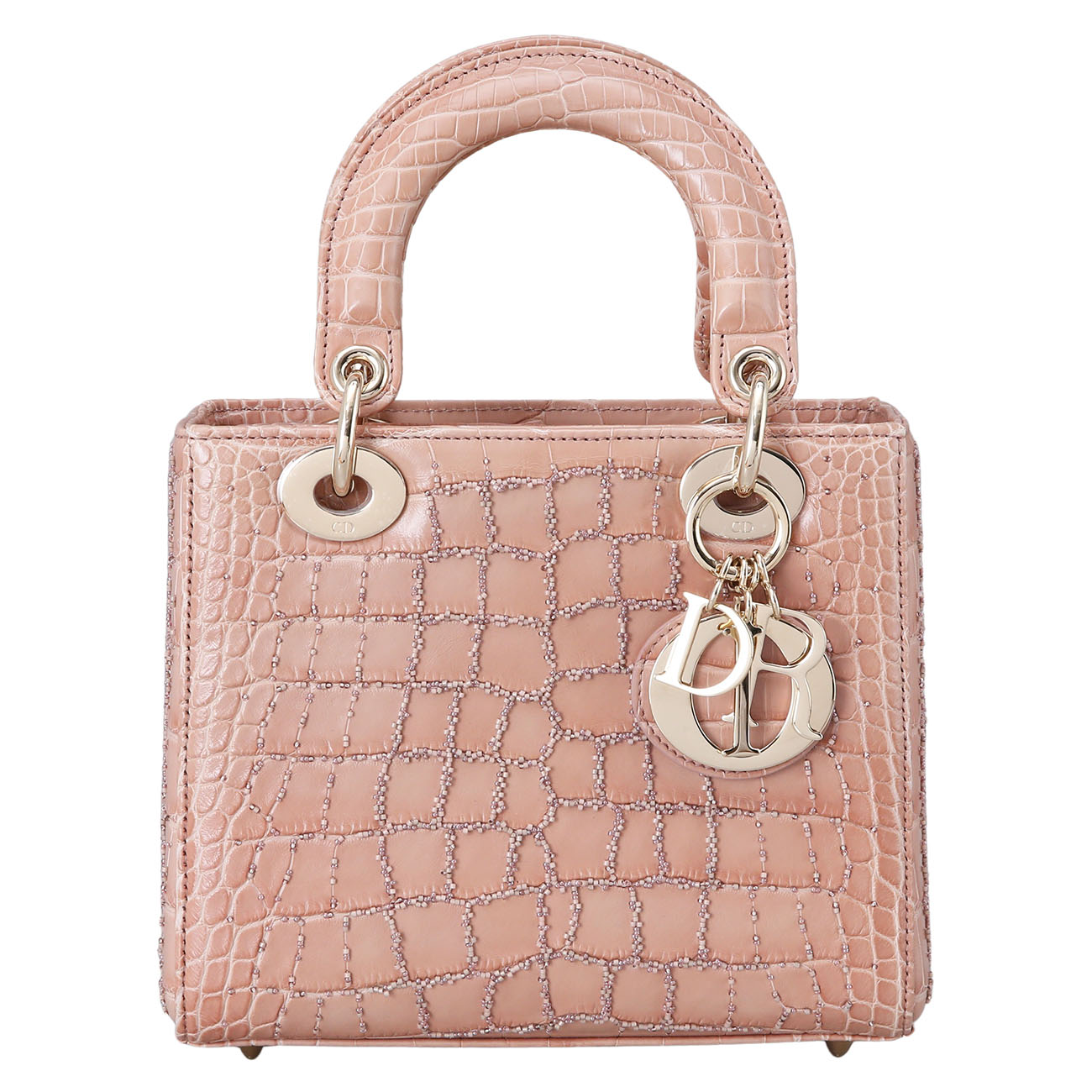 CHRISTIAN DIOR(USED)크리스찬디올 레이디디올 엘리게이터 스몰