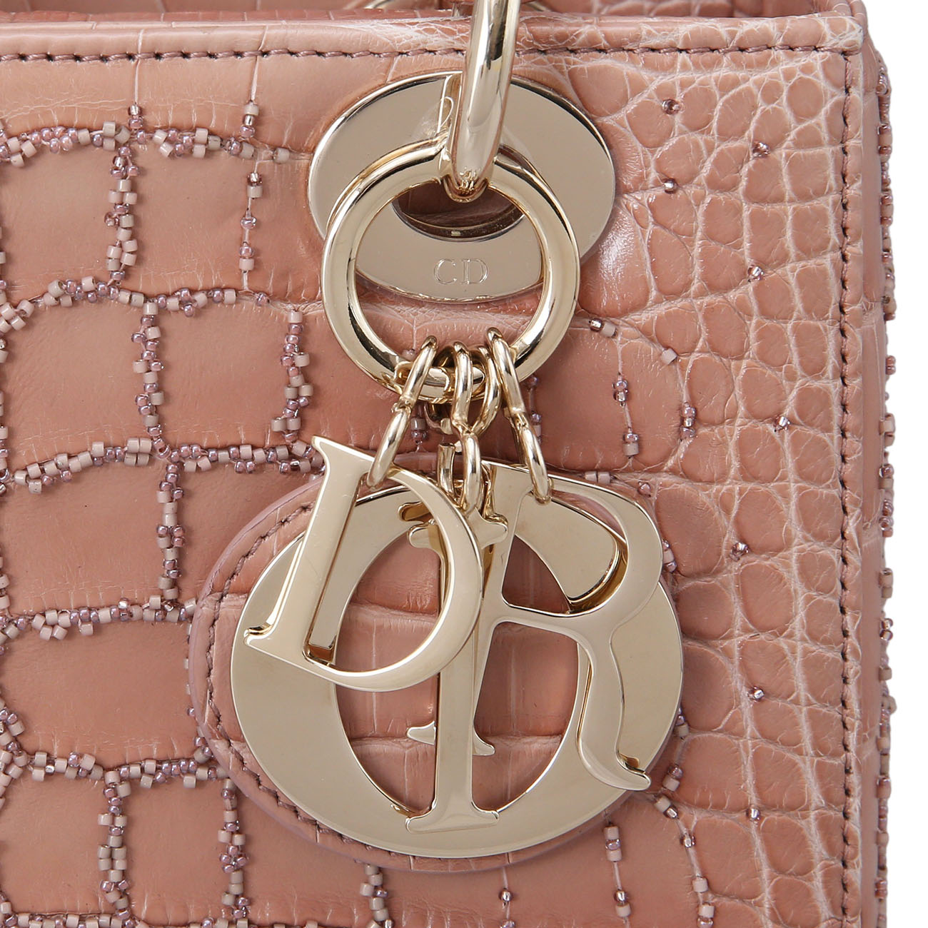 CHRISTIAN DIOR(USED)크리스찬디올 레이디디올 엘리게이터 스몰
